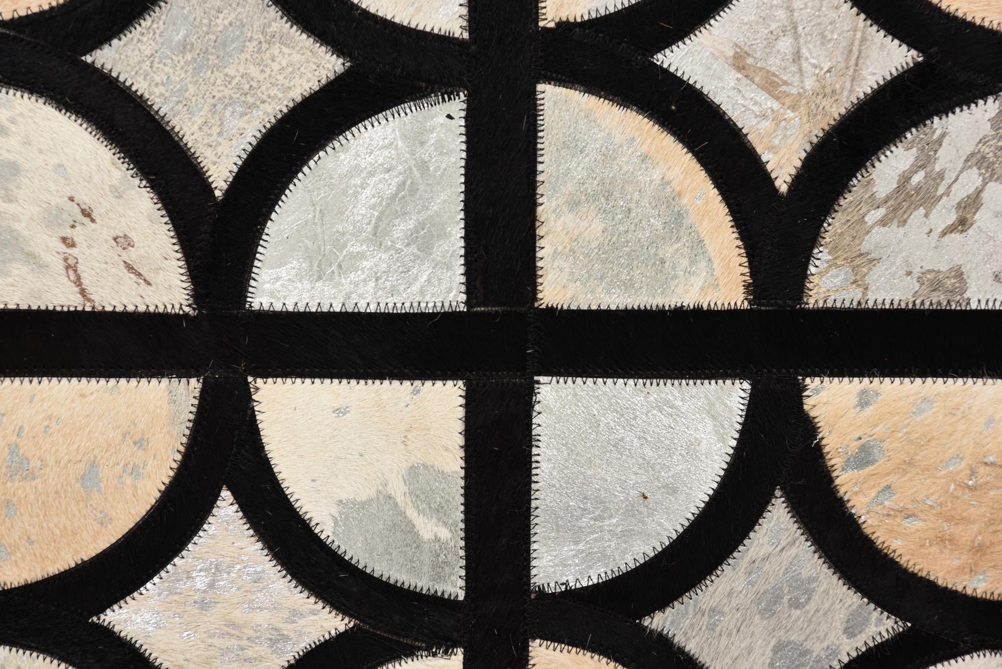 5' 3 x 7' 7 Cowhide Rug
