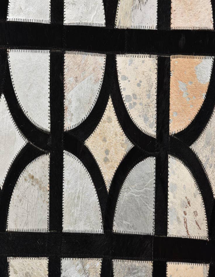 Detail image of 5' 3 x 7' 7 Cowhide Rug