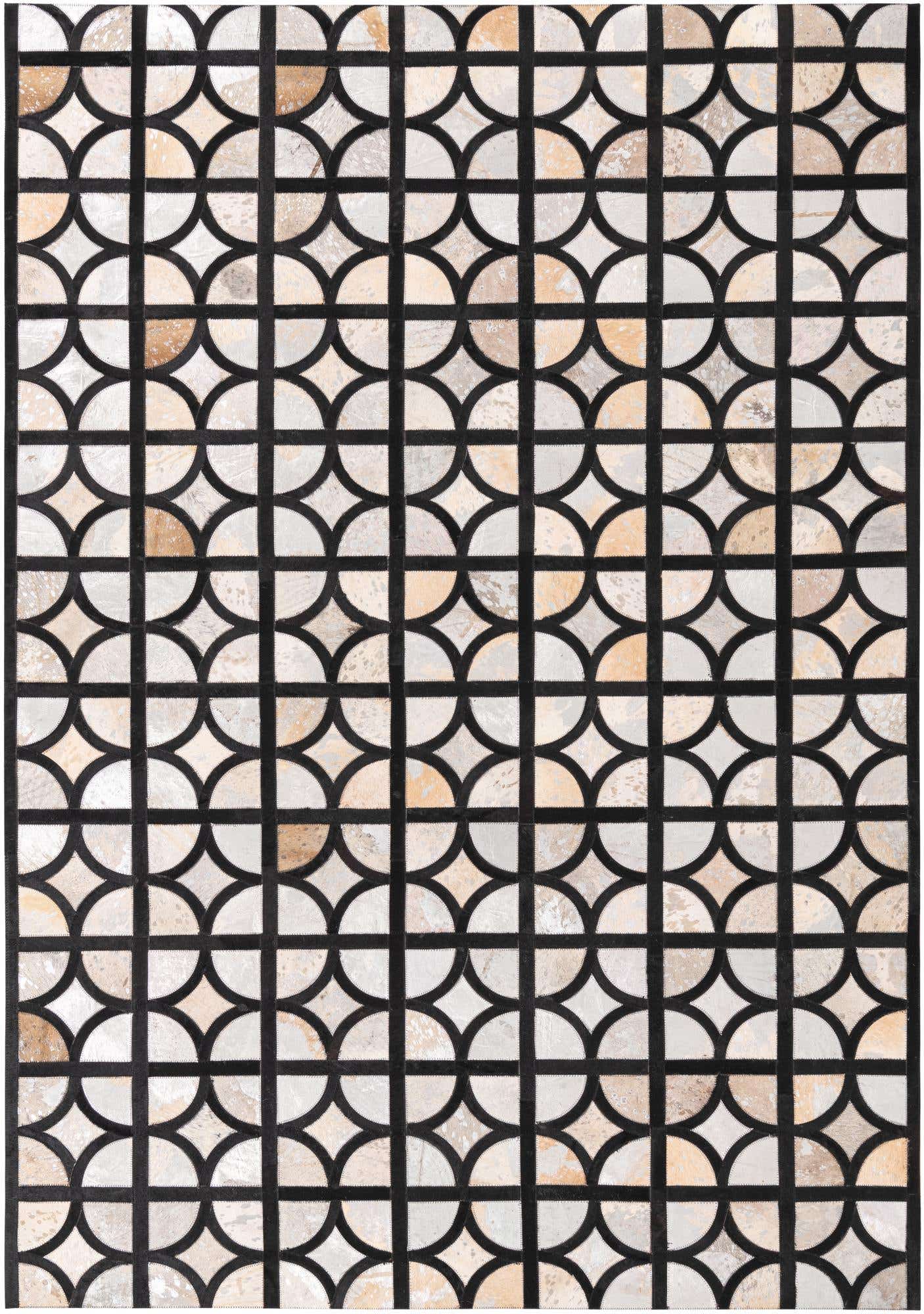 5' 3 x 7' 7 Cowhide Rug
