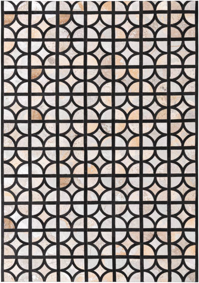Detail image of 5' 3 x 7' 7 Cowhide Rug