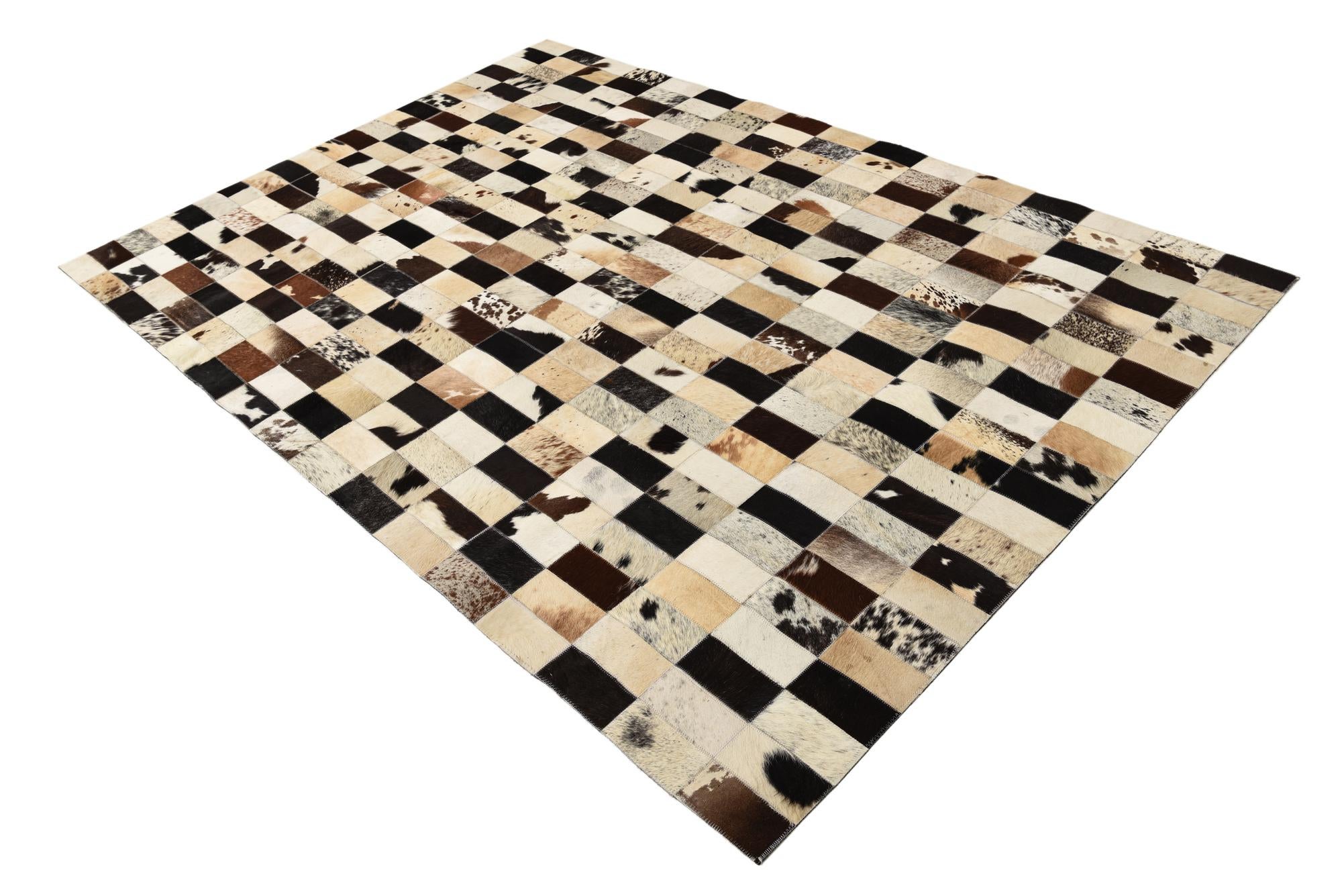 5' 2 x 7' 6 Cowhide Rug