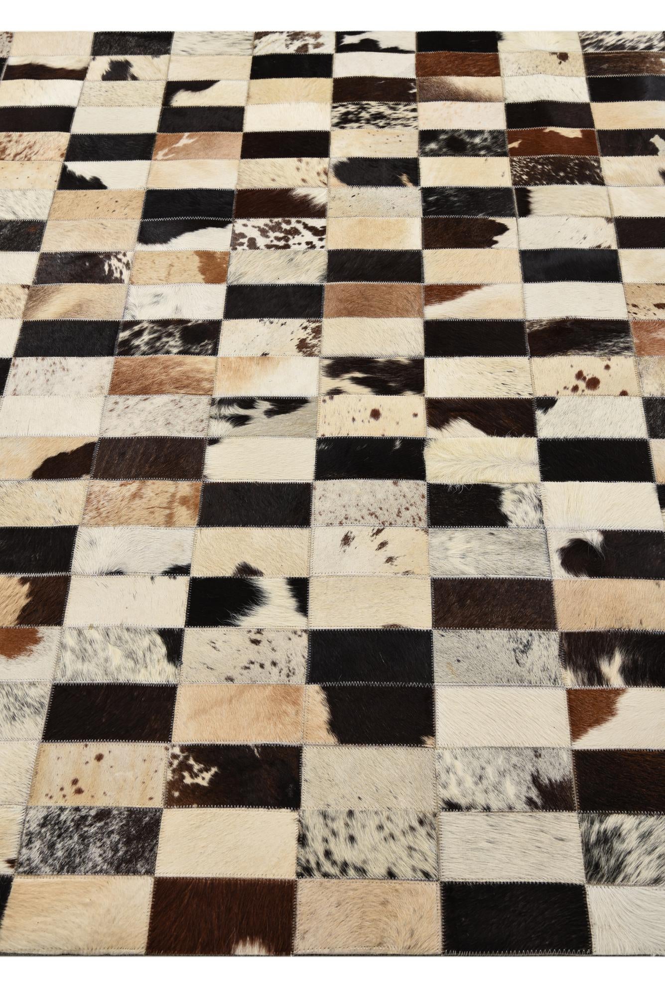 5' 2 x 7' 6 Cowhide Rug