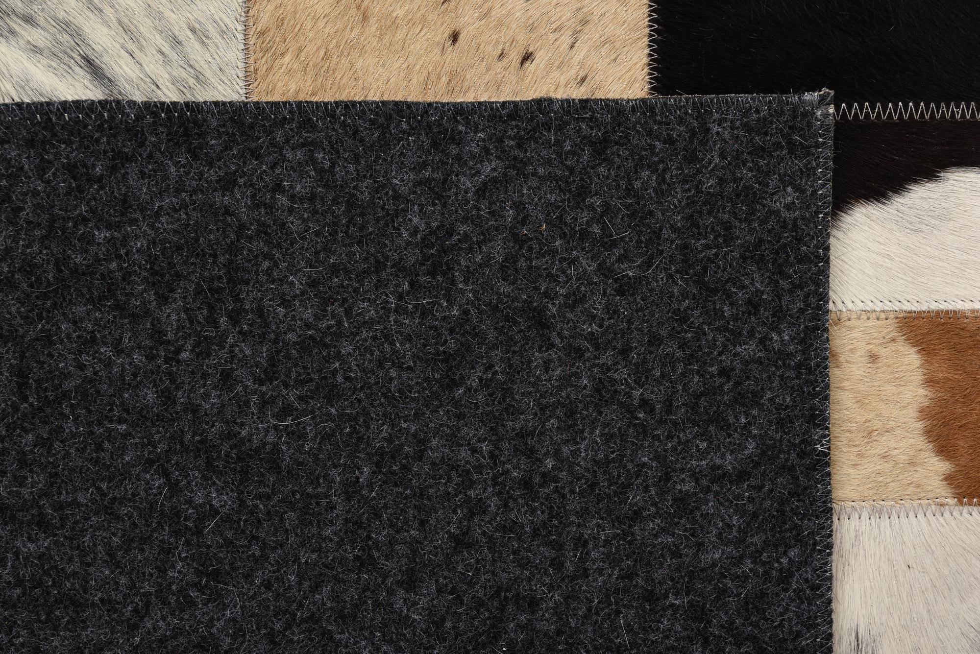 5' 2 x 7' 6 Cowhide Rug