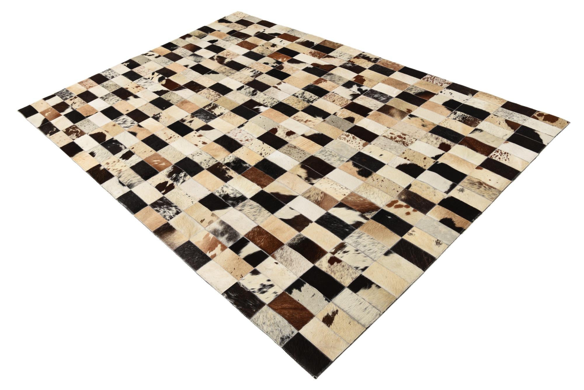 5' 2 x 7' 6 Cowhide Rug