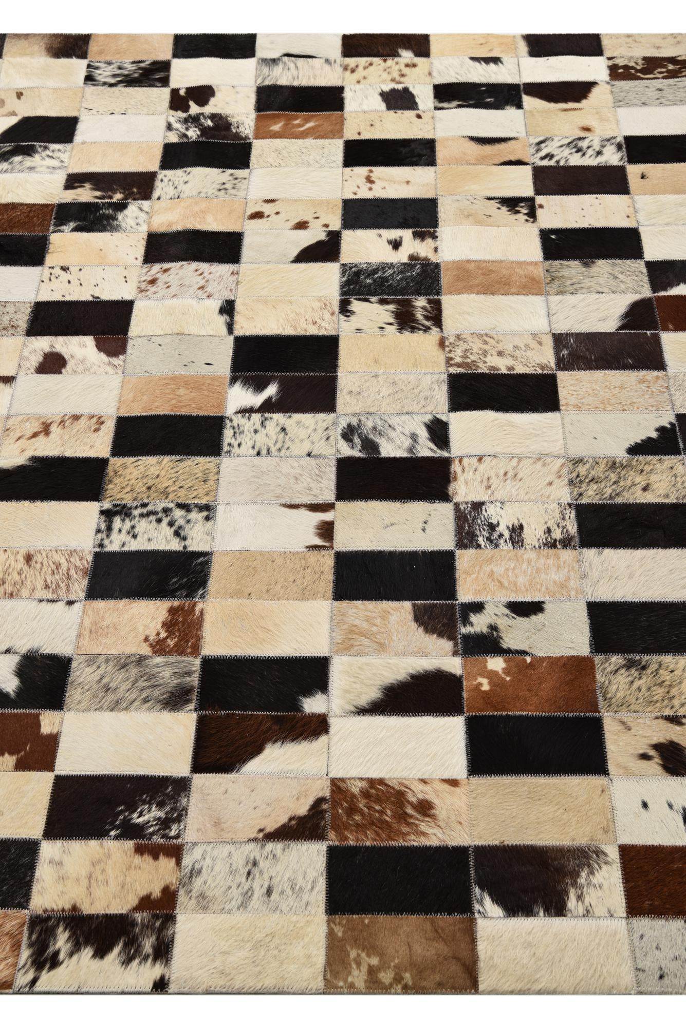 5' 2 x 7' 6 Cowhide Rug