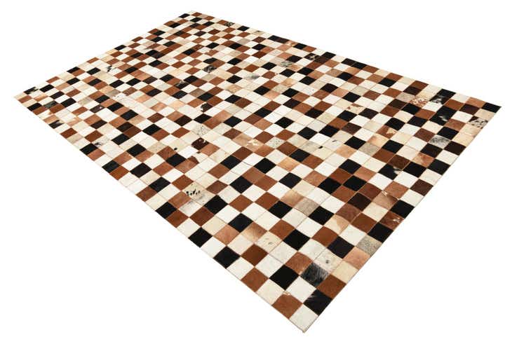 5' 1 x 7' 10 Cowhide Rug