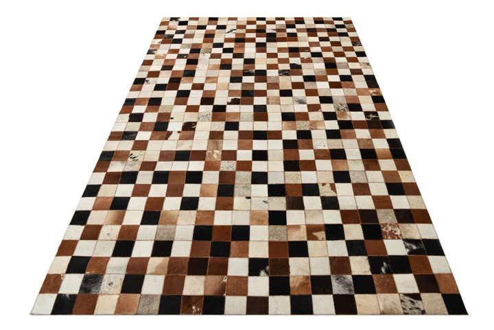 5' 1 x 7' 10 Cowhide Rug