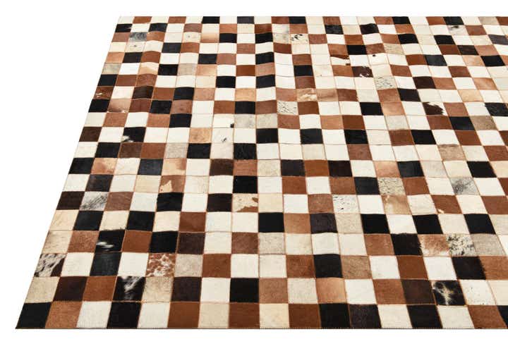 5' 1 x 7' 10 Cowhide Rug