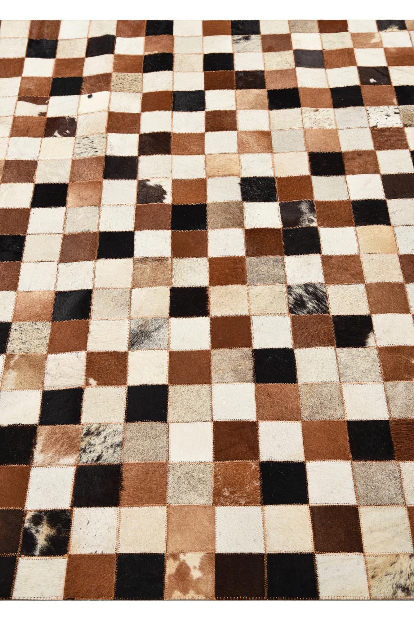 5' 1 x 7' 10 Cowhide Rug