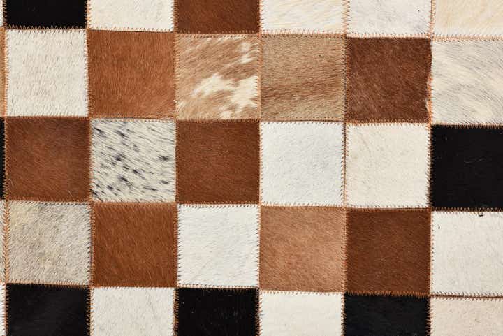 5' 1 x 7' 10 Cowhide Rug