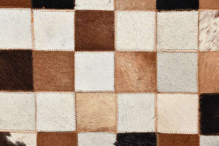 5' 1 x 7' 10 Cowhide Rug