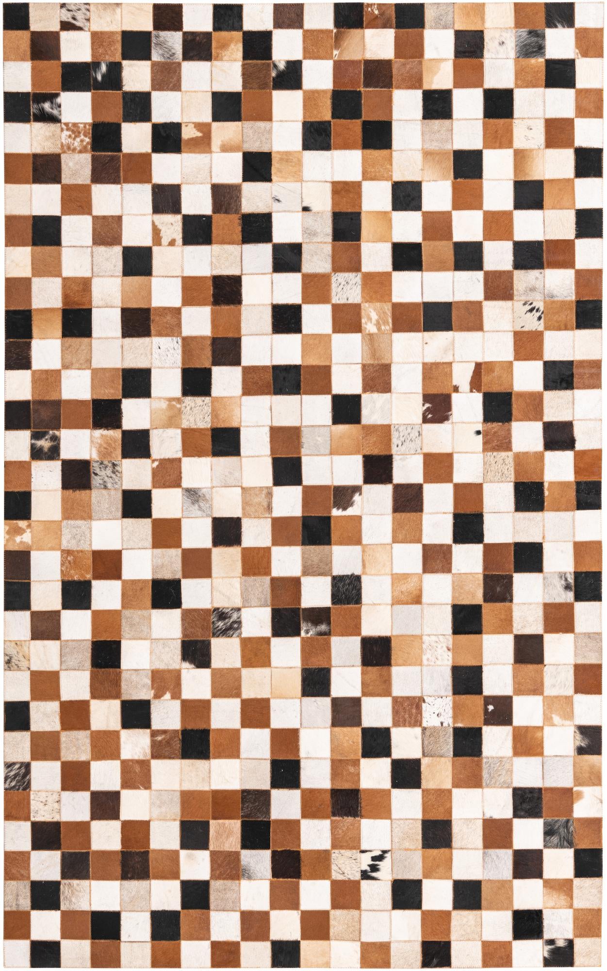 5' 1 x 7' 10 Cowhide Rug