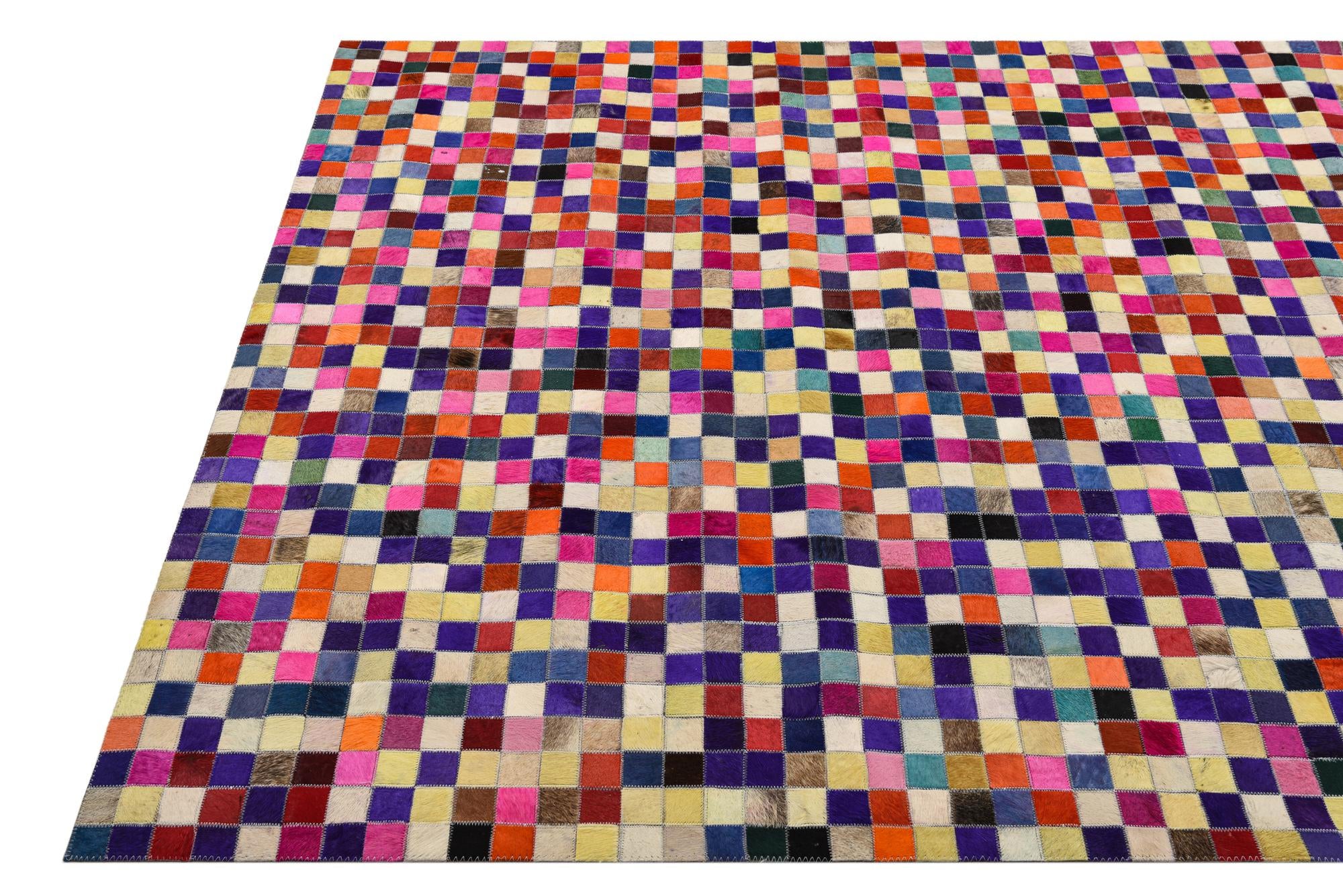 4' 10 x 6' 9 Cowhide Rug