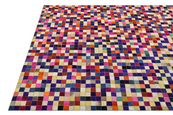 4' 10 x 6' 9 Cowhide Rug