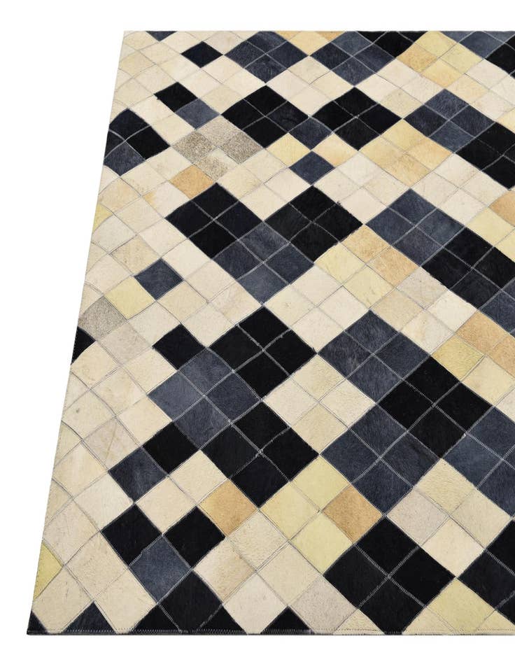 Detail image of 4' x 5' 10 Cowhide Rug