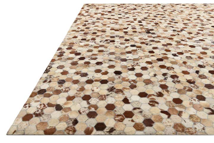 8' 1 x 9' 10 Cowhide Rug