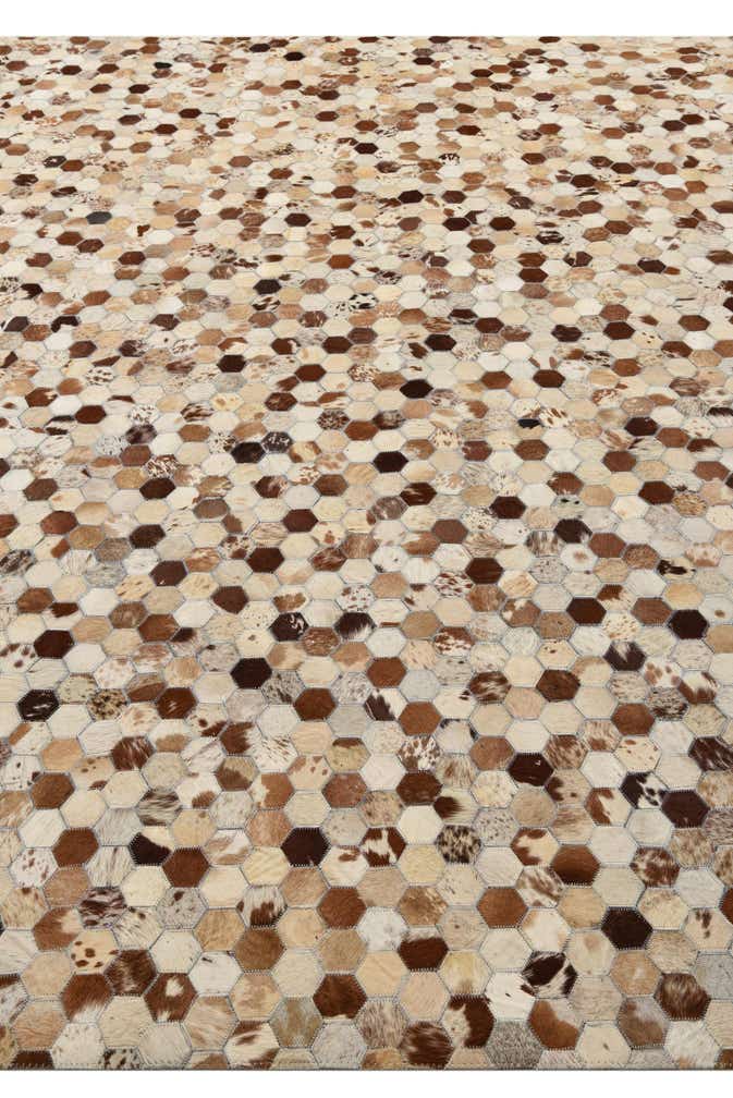 8' 1 x 9' 10 Cowhide Rug