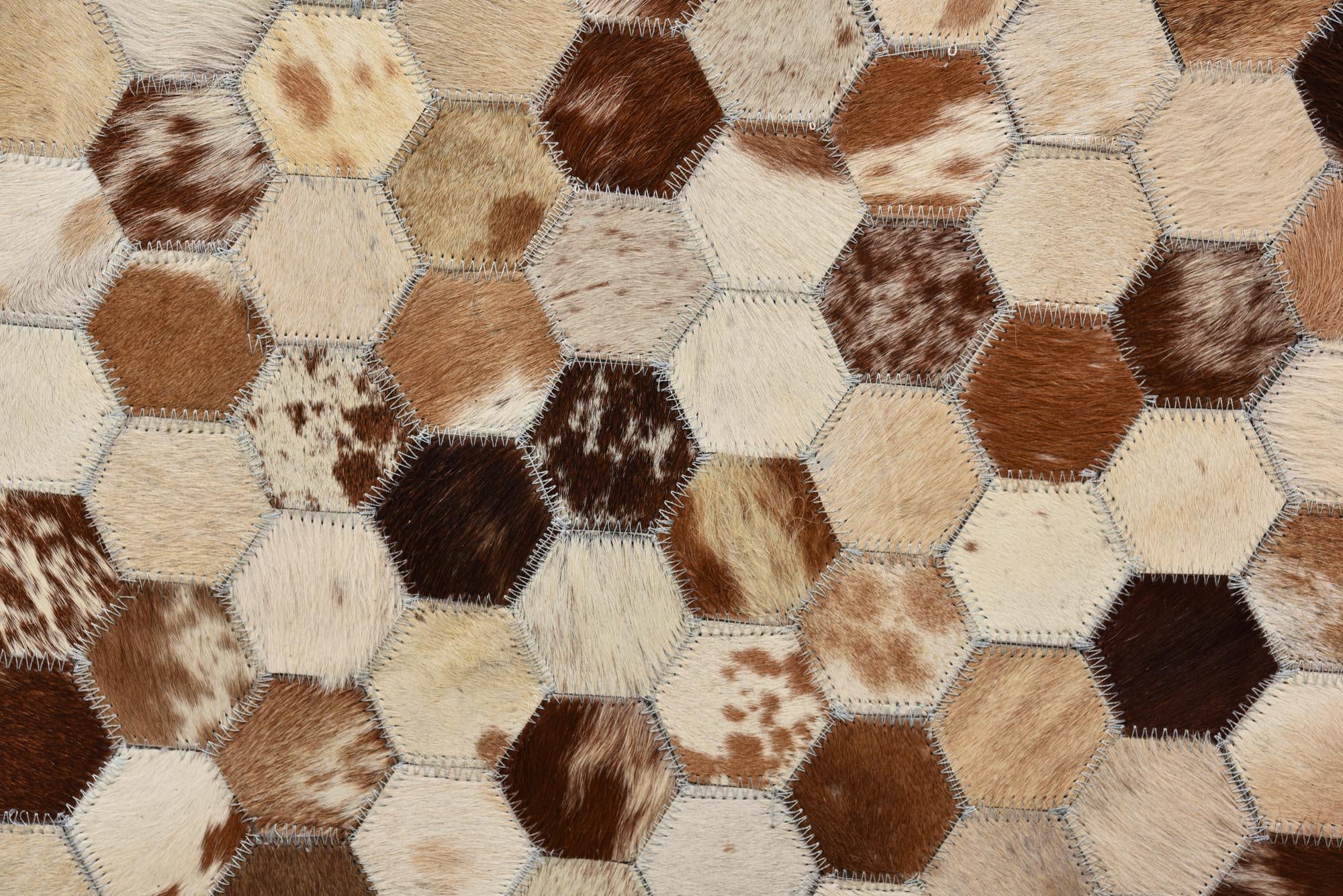 8' 1 x 9' 10 Cowhide Rug