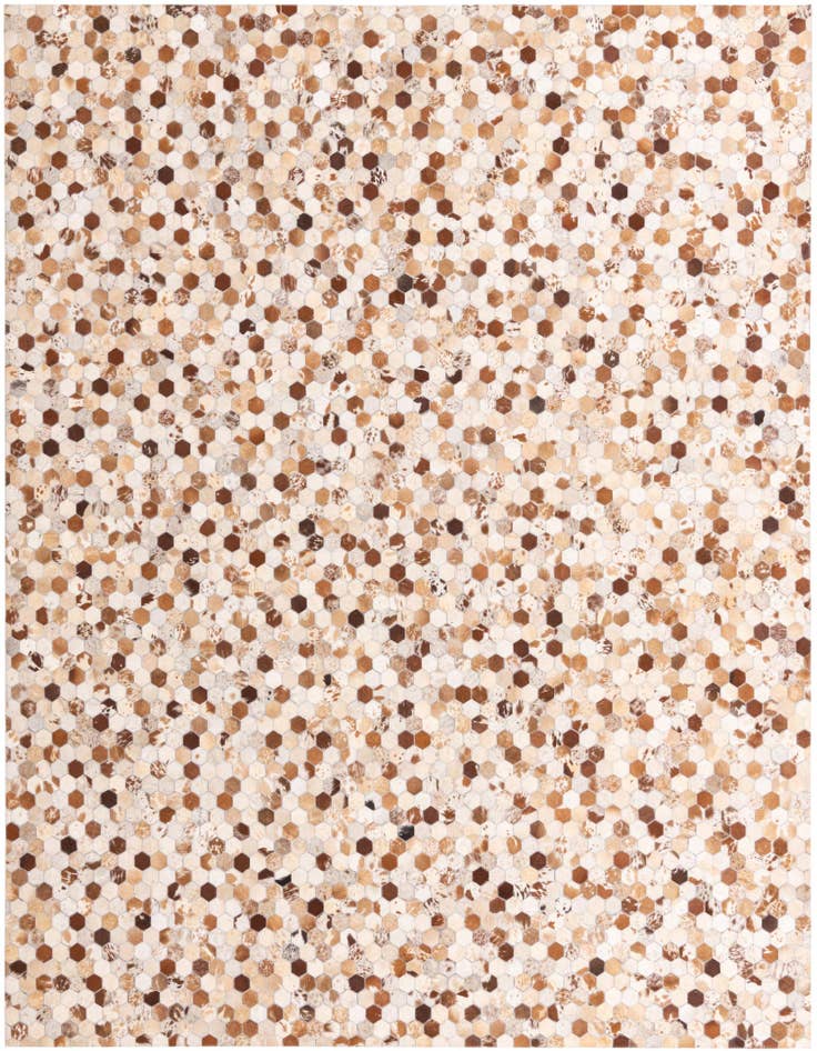 Detail image of 8' 1 x 9' 10 Cowhide Rug