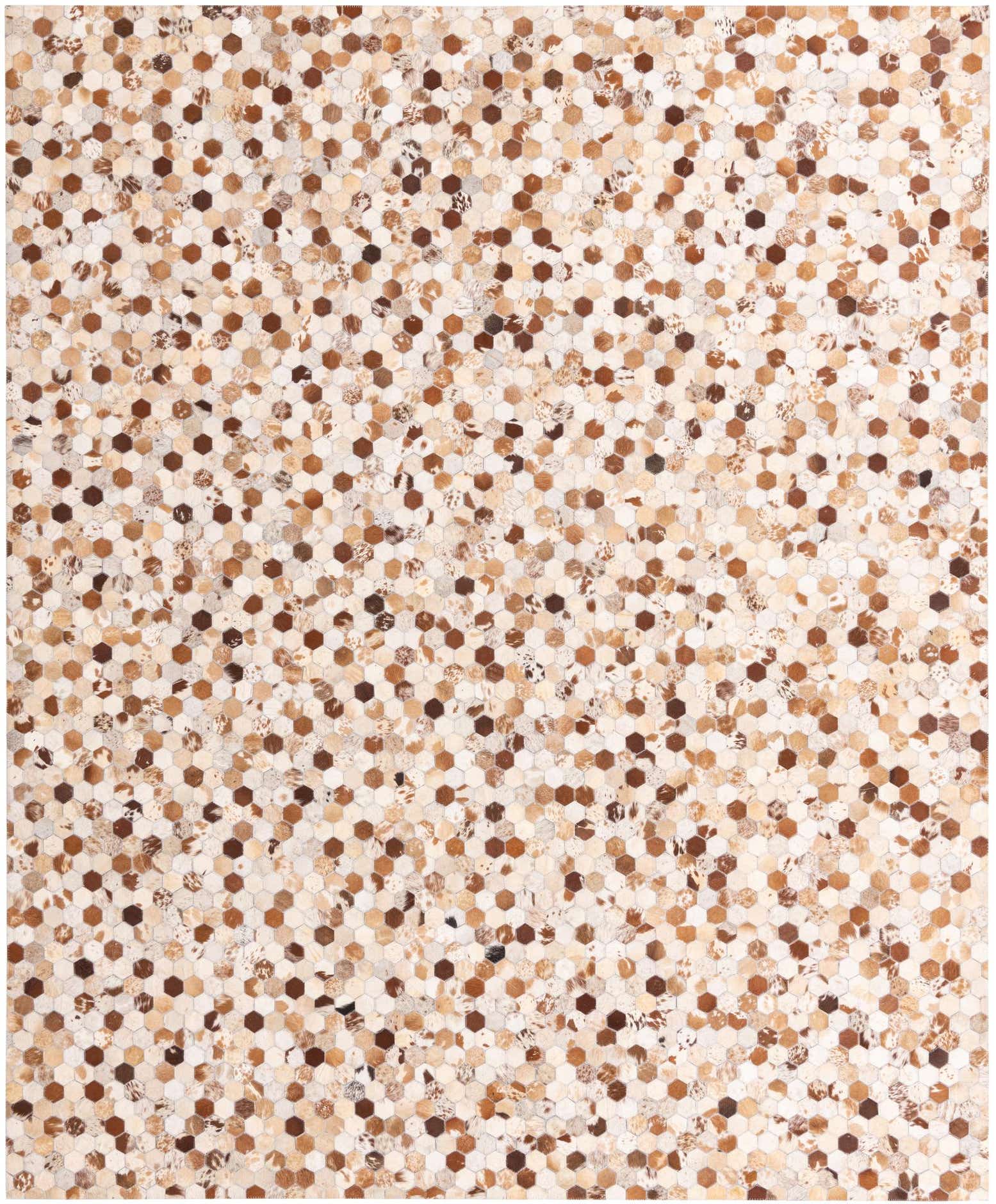 8' 1 x 9' 10 Cowhide Rug