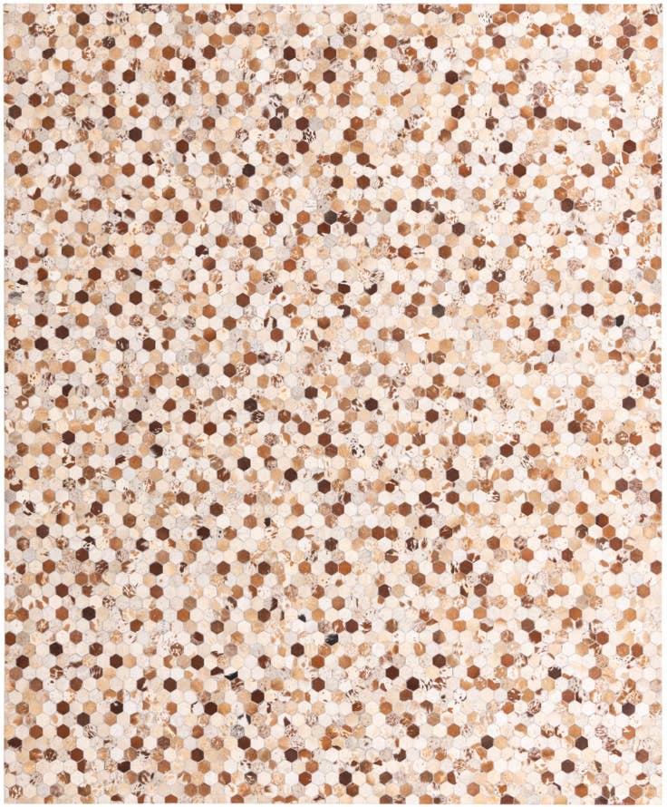 Detail image of 8' 1 x 9' 10 Cowhide Rug