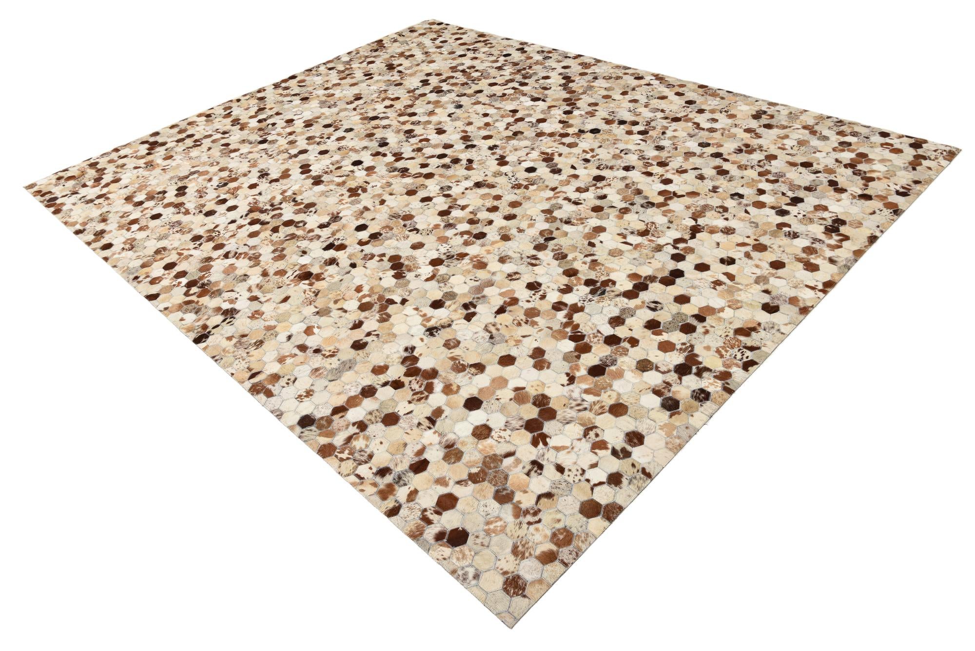 8' 3 x 10' 2 Cowhide Rug