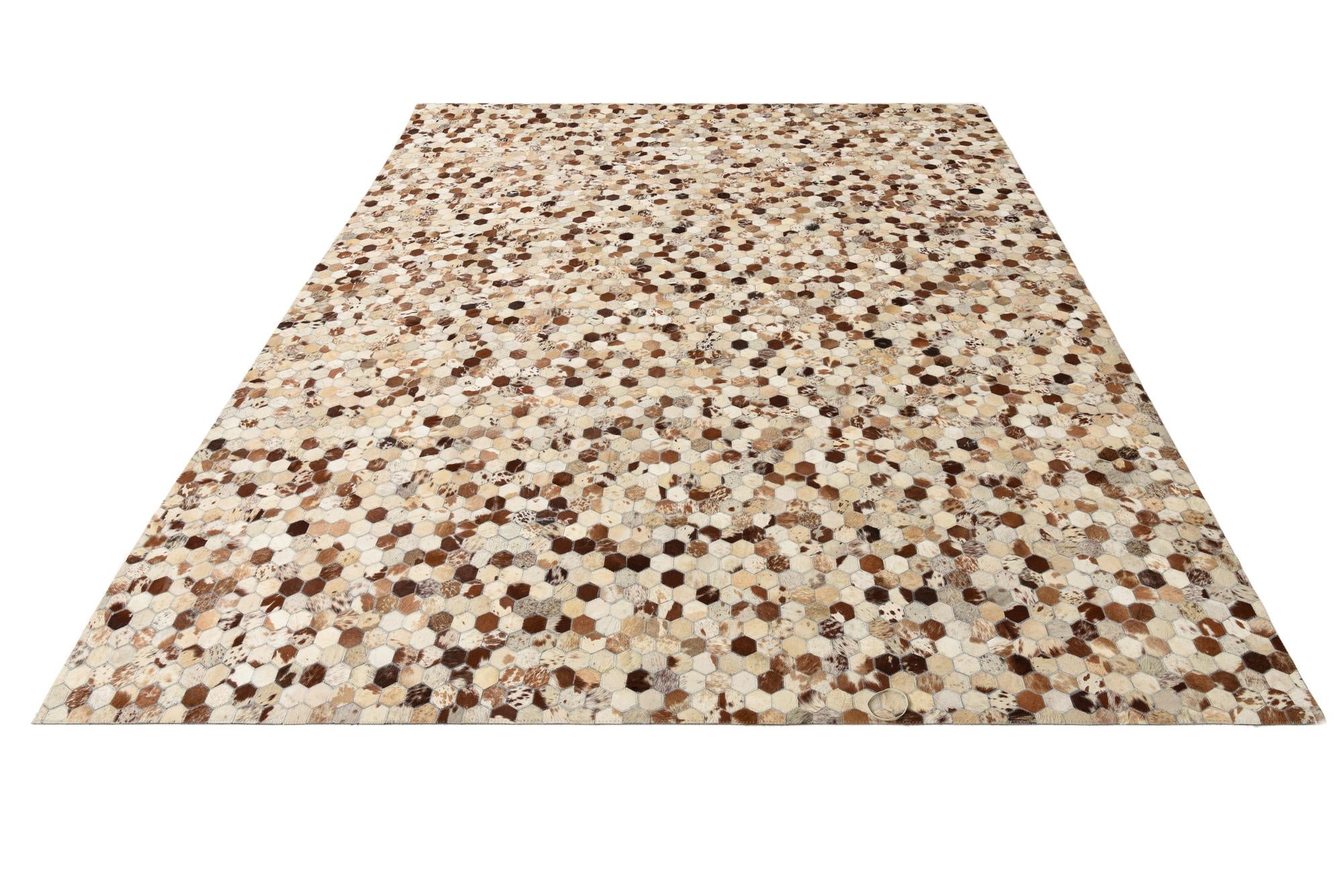 8' 3 x 10' 2 Cowhide Rug