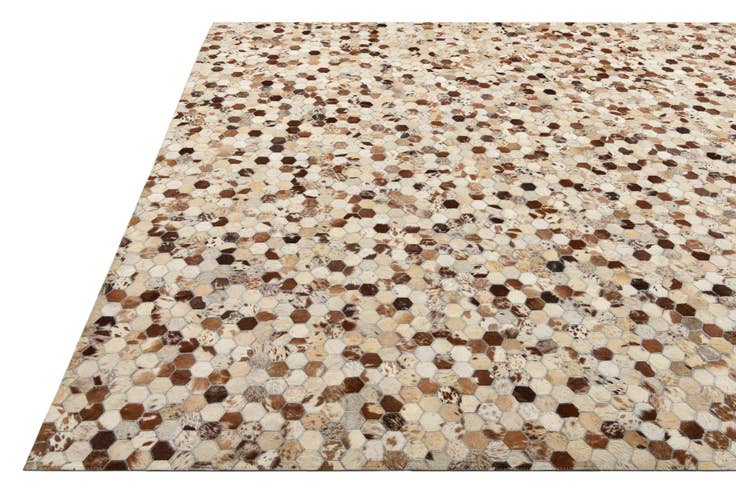 Detail image of 8' 3 x 10' 2 Cowhide Rug