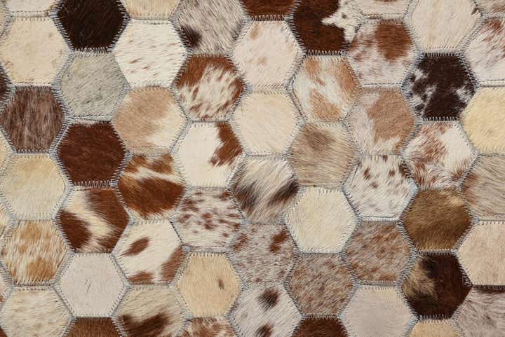 8' 3 x 10' 2 Cowhide Rug