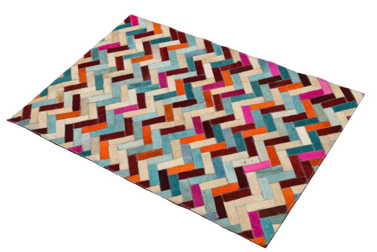 Detail image of 2' 1 x 3' Cowhide Rug