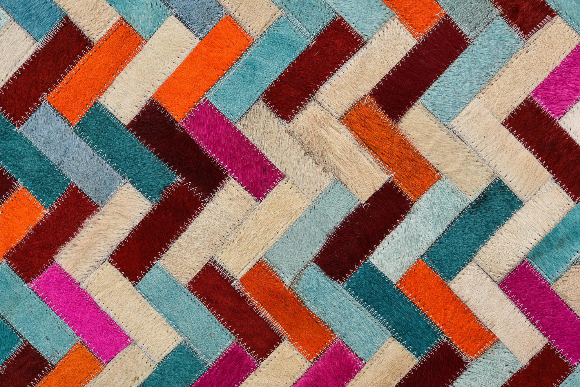 2' 1 x 3' Cowhide Rug