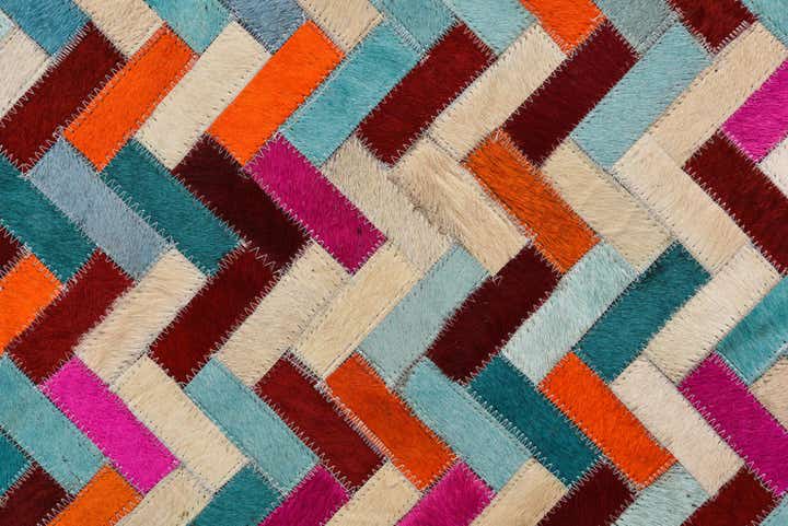 2' 1 x 3' Cowhide Rug
