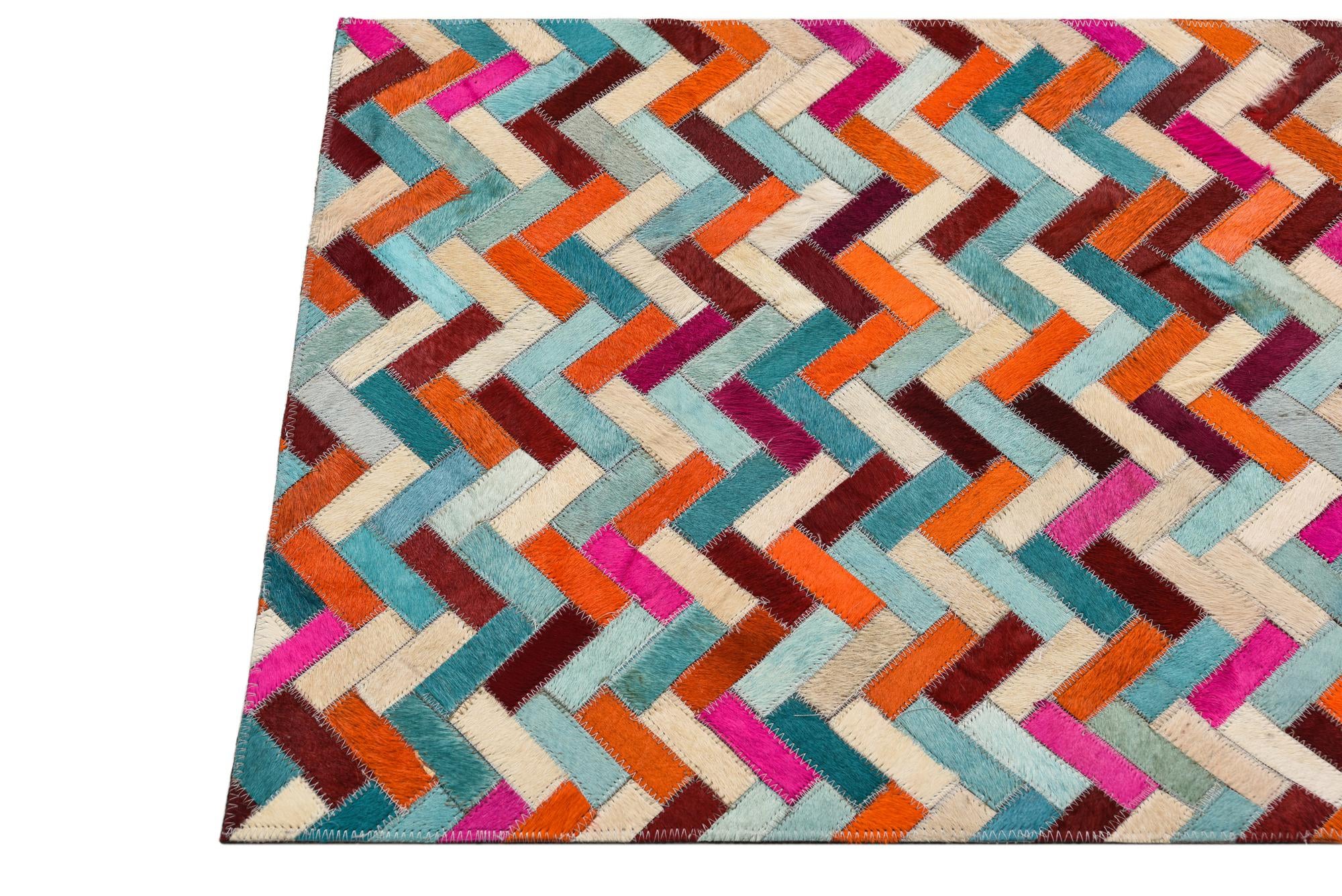 2' x 3' Cowhide Rug