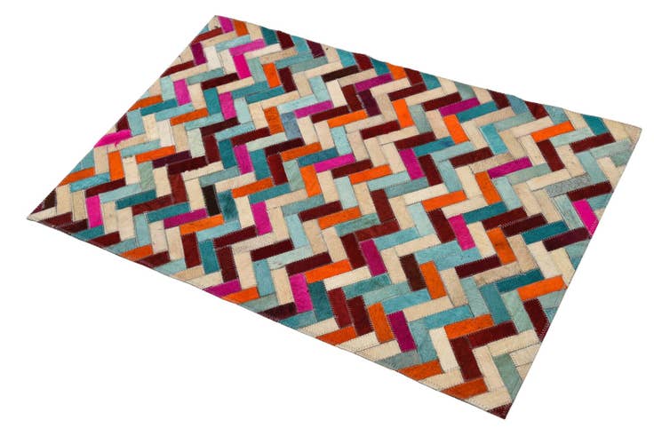 Detail image of 2' 1 x 3' Cowhide Rug