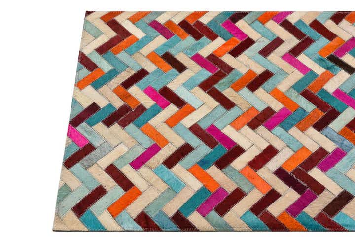 2' 1 x 3' Cowhide Rug