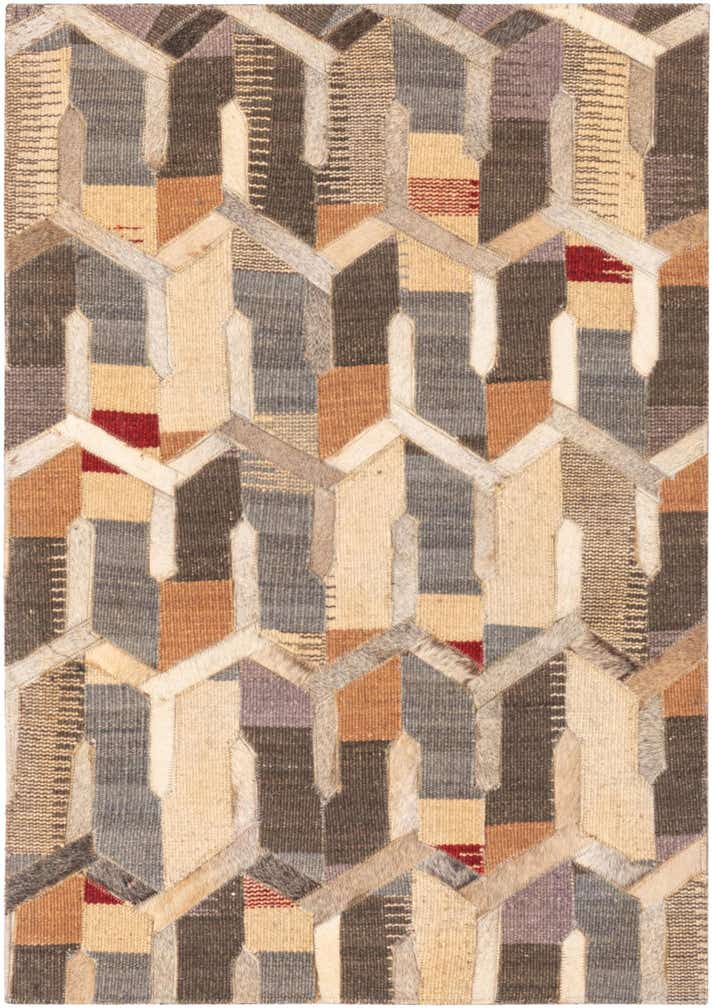 2' 2 x 3' Cowhide Rug