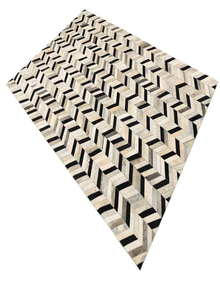 Detail image of 5' 3 x 8' 1 Cowhide Rug