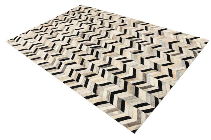 Detail image of 5' 3 x 8' 1 Cowhide Rug