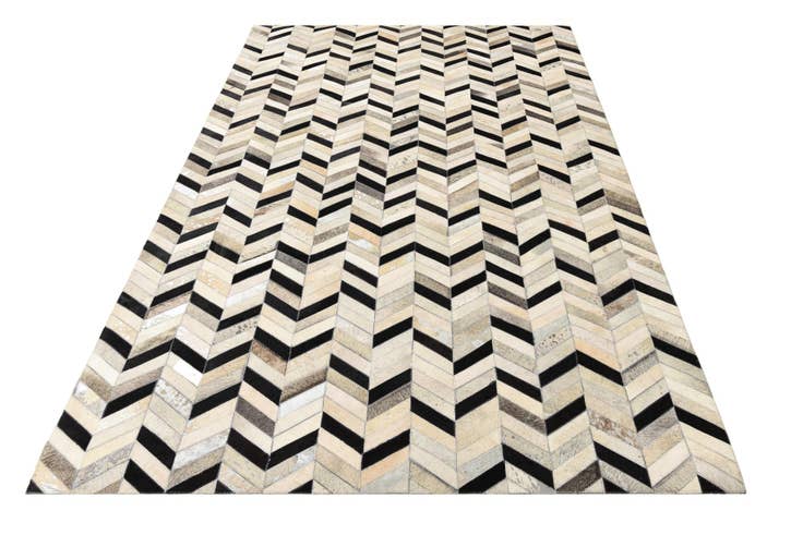Detail image of 5' 3 x 8' 1 Cowhide Rug