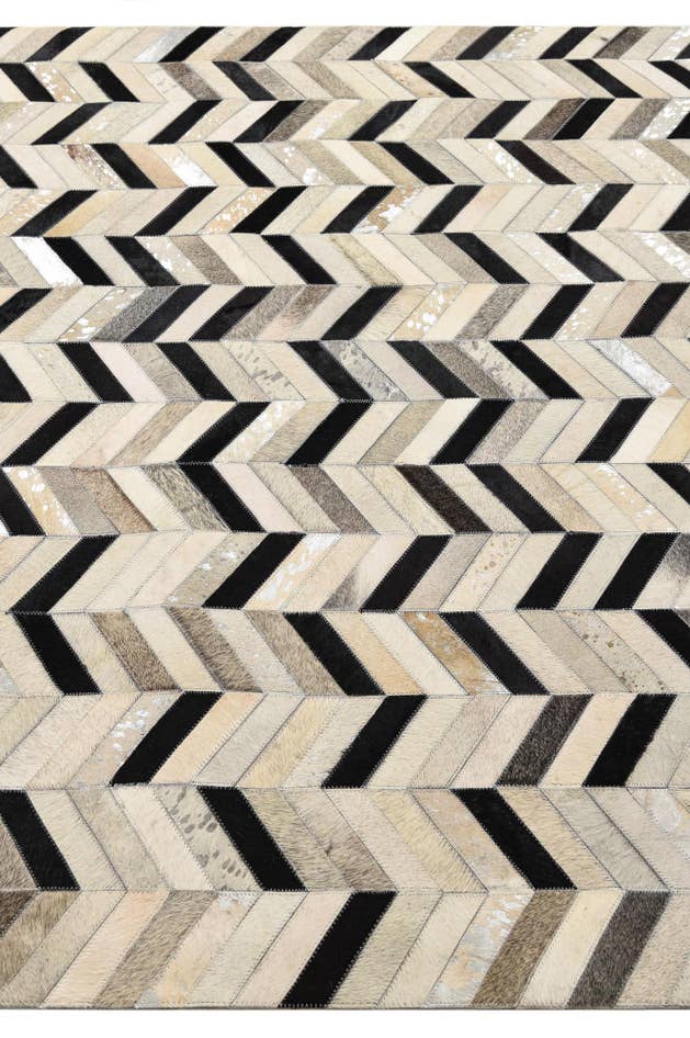 Detail image of 5' 3 x 8' 1 Cowhide Rug