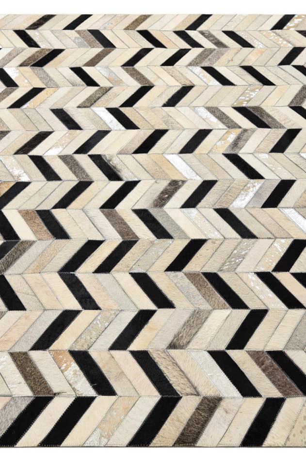 Detail image of 5' 3 x 8' 1 Cowhide Rug