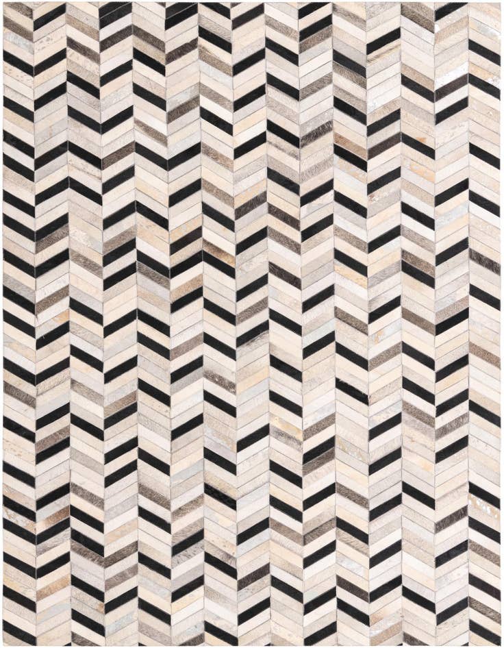 Detail image of 5' 3 x 8' 1 Cowhide Rug