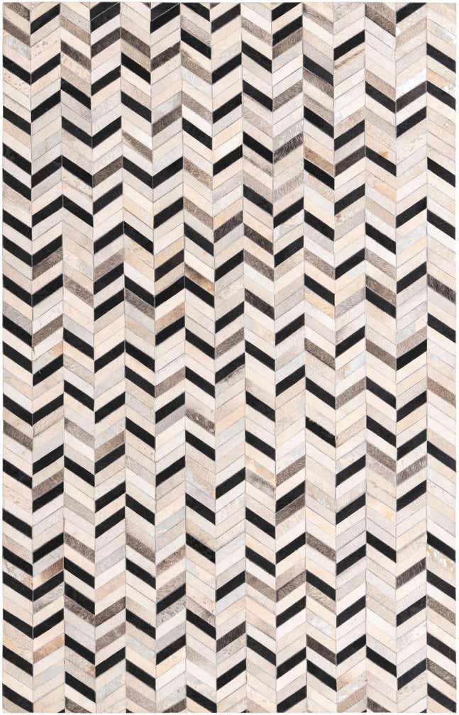 5' 3 x 8' 1 Cowhide Rug