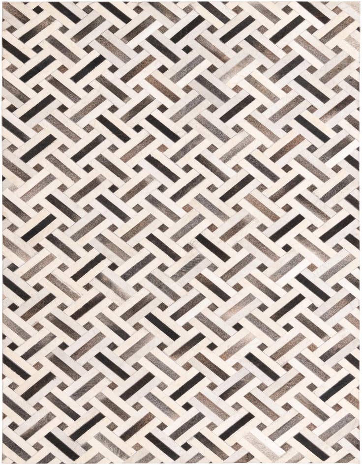 Detail image of 5' 1 x 8' 1 Cowhide Rug