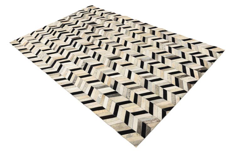 Detail image of 5' 3 x 8' 1 Cowhide Rug