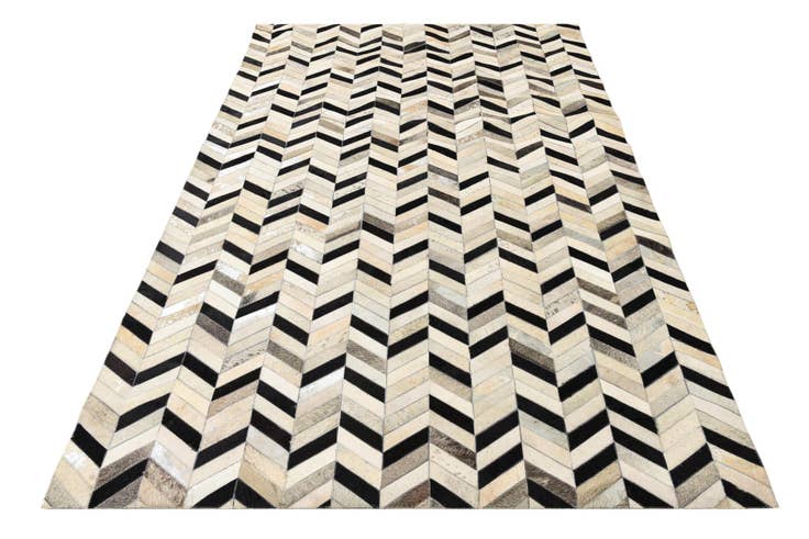 Detail image of 5' 3 x 8' 1 Cowhide Rug