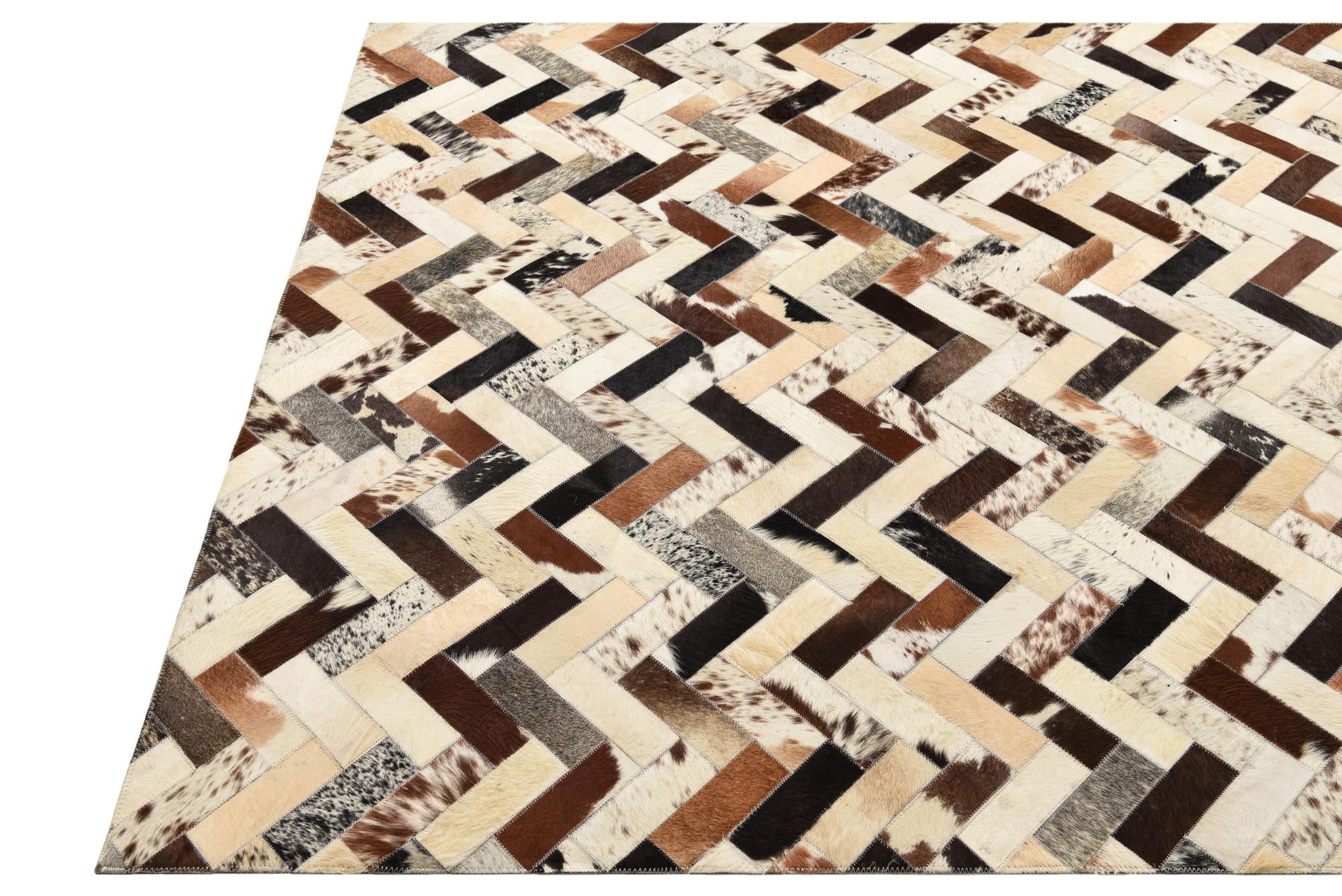 5' 4 x 7' 6 Cowhide Rug