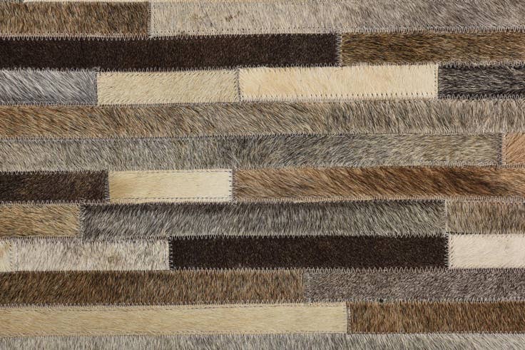 Detail image of 5' 4 x 7' 8 Cowhide Rug