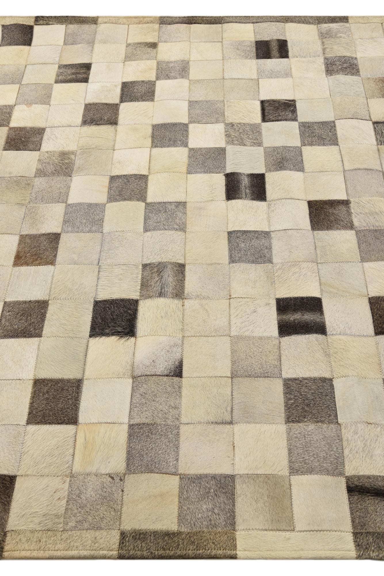 5' 8 x 7' 10 Cowhide Rug