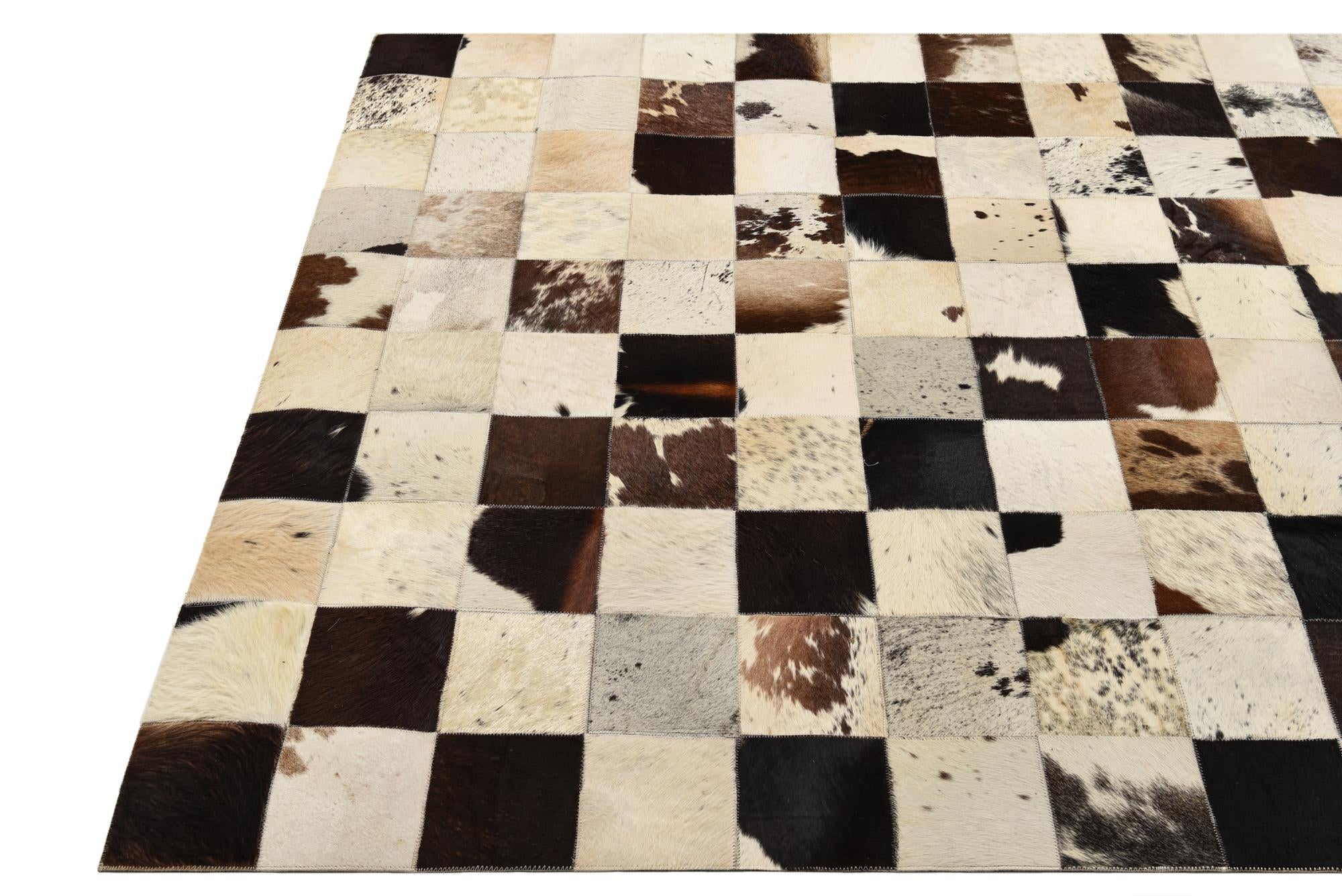 5' x 7' 10 Cowhide Rug